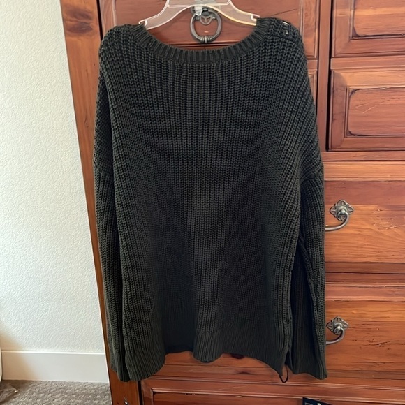 NWT Rachel Roy Women’s Green Sweater Size Large - Picture 5 of 8